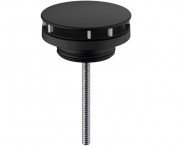 Донный клапан Hansgrohe для раковины без перелива матовый черный 50001670