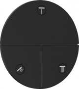 Вентиль прихованого монтажу Hansgrohe ShowerSelect Comfort S 3 споживача матовий чорний 15558670