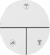 Вентиль прихованого монтажу Hansgrohe ShowerSelect Comfort S 3 споживача матовий білий 15558700