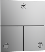 Вентиль прихованого монтажу Hansgrohe ShowerSelect Comfort E 3 споживача хром 15573000