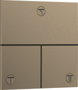 Вентиль прихованого монтажу Hansgrohe ShowerSelect Comfort E 3 споживача шліфована бронза 15573140