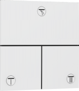 Вентиль прихованого монтажу Hansgrohe ShowerSelect Comfort E 3 споживача матовий білий 15573700