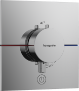 Термостат прихованого монтажу Hansgrohe ShowerSelect Comfort E 1 споживач та додатковий вихід хром 15575000