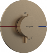 Термостат скрытого монтажа Hansgrohe ShowerSelect Comfort S 1 потребитель шлифованная бронза 15559140