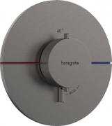 Термостат прихованого монтажу Hansgrohe ShowerSelect Comfort S 1 споживач шліфований чорний хром 15559340