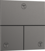Вентиль прихованого монтажу Hansgrohe ShowerSelect Comfort E 3 споживача шліфований чорний хром 15573340