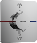 Термостат прихованого монтажу Hansgrohe ShowerSelect Comfort Q 2 споживача із вбудованою захисною комбінацією EN1717 хром 15586000