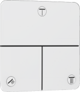 Вентиль прихованого монтажу Hansgrohe ShowerSelect Comfort Q3 споживача матовий білий 15587700