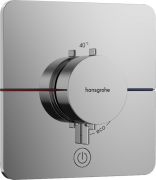 Термостат прихованого монтажу Hansgrohe ShowerSelect Comfort Q 1 споживач та додатковий вихід хром 15589000