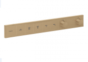 Термостат прихованого монтажу Hansgrohe RainSelect 5 споживачів шліфована бронза 15384140