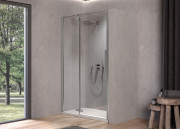 Душевые двери Kolpa San Polaris N 120-L SBR 120х200 см левая профиль серебро/прозрачное стекло Clean Coat 515910