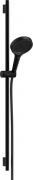 Ручний душ на штанзі Hansgrohe Rainfinity EcoSmart 130 мм 3 режими матовий чорний 28744670