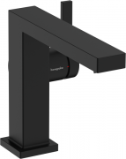 Змішувач для раковини Hansgrohe Tecturis E матовий одноважільний чорний 73021670
