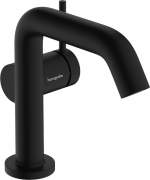 Смеситель для раковины Hansgrohe Tecturis S однорычажный с донным клапаном матовый черный 73323670