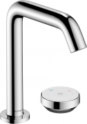 Змішувач для раковини Hansgrohe Tecturis S на 2 отвори з донним клапаном хром 73353000
