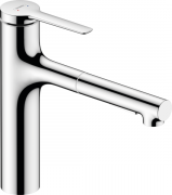 Смеситель для кухни Hansgrohe Zesis M33 однорычажный с выдвижной лейкой хром 74820800