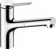 Змішувач для кухні Hansgrohe Zesis M33 одноважільний з висувною лійкою хром 74821000