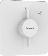 Змішувач прихованого монтажу Hansgrohe DuoTurn Q1 споживач матовий білий 75614700