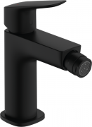 Смеситель для биде Hansgrohe Logis однорычажный с донным клапаном матовый черный 71201670