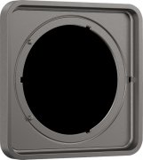 Удлинительная розетка Hansgrohe ShowerSelect Comfort Q 5 мм шлифованный черный хром 13613340