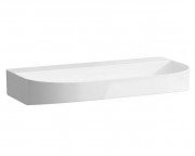 Раковина для ванної Laufen Sonar 100х42 см без отворів шліфований низ кераміка білий H8163470001421