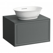 Тумба под раковину Laufen The New Classic 60 см с отверстием в центре МДФ/ДСП серый H4060010856271