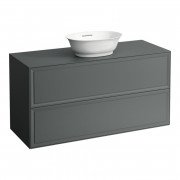 Тумба под раковину Laufen The New Classic 120 см с отверстием в центре МДФ/ДСП серый H4060220856271