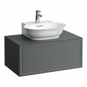 Тумба под раковину Laufen The New Classic 80 см с отверстием в центре МДФ/ДСП серый H4060130856271