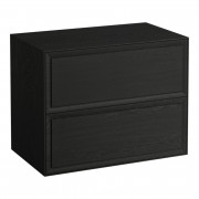 Шафка для ванної підвісної Laufen The New Classic 80 см ДСП/шпон чорний дуб H4060160856281