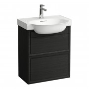 Тумба під раковину Laufen The New Classic 60 см ДСП/шпон чорний дуб H4060320856281