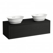 Тумба під раковину Laufen The New Classic 120 см ДСП/шпон чорний дуб H4060800856281