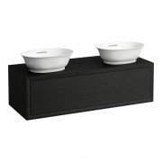 Тумба під раковину Laufen The New Classic 120 см ДСП/шпон чорний дуб H4060800856281