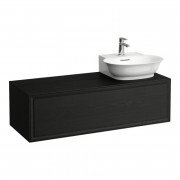 Тумба під раковину Laufen The New Classic 120 см виріз праворуч ДСП/шпон чорний дуб H4060860856281