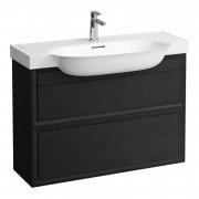 Тумба під раковину Laufen The New Classic 100 см ДСП/шпон чорний дуб H4060920856281