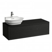 Тумба під раковину Laufen The New Classic 120 см виріз зліва ДСП/шпон чорний дуб H4060850856281