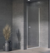 Душевые двери Kolpa San Andromeda N 90-UNI SBR 90х200 см профиль серебро/прозрачное стекло Clean Coat 516700