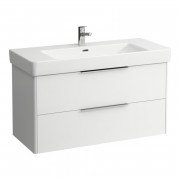Тумба под раковину Laufen Base 101х43,8 см МДФ белый глянцевый H4024521102611