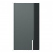 Шкафчик для ванной подвесной Laufen Base 35х18,5 см петли слева МДФ серый H4026011102661