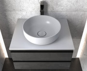 Раковина для ванної кімнати Kolpa San Soft 380 ON 38х12 см без отворів без переливу Kerrock білий 864100