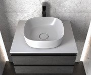 Раковина для ванной Kolpa San Lux 380 ON 38х12 см без отверстий без перелива Kerrock белый 864110