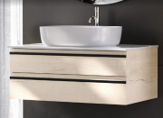 Тумба под раковину Kolpa San Alexis OA 80 800x500x342 мм МДФ дерево столешница Kerrock 547180