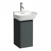 Тумба под раковину Laufen Base подвесная 27,7х29,6 см петли справа МДФ серый H4030141102661