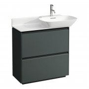 Тумба під раковину Laufen Base 76,9х34,8 см підлогова МДФ сірий H4030041102661