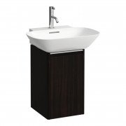 Тумба під раковину Laufen Base підвісна 31,7х33,9 см петлі праворуч ДСП темно-коричневий в'яз H4030221102631