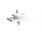 Стільниця Laufen Case 791х520х80 мм без вирізу МДФ білий матовий H4051200754631