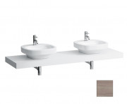 Столешница Laufen Case 1787х520х80 мм с вырезом справа и слева МДФ светлый дуб H4051640755191