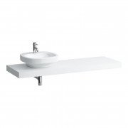 Столешница Laufen Case 1581х520х80 мм с вырезом слева МДФ белый матовый H4051520754631