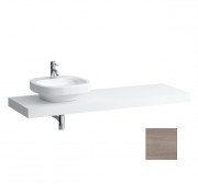 Столешница Laufen Case 1581х520х80 мм с вырезом слева МДФ светлый дуб H4051520755191