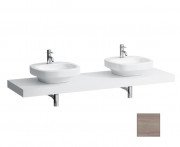 Стільниця Laufen Case 1787х520х80 мм з вирізом праворуч та ліворуч МДФ світлий дуб H4051640755191