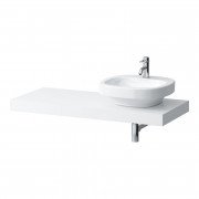 Столешница Laufen Case 1191х520х80 мм с вырезом справа МДФ белый матовый H4051430754631